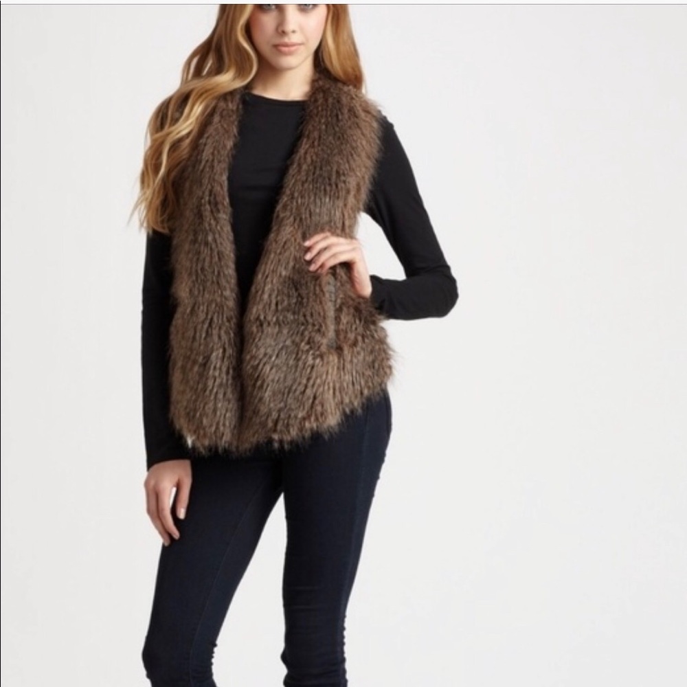 Ella Moss Penny Lane Faux Fur Vest